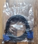 Кабел: VGA -> VGA (мъжко-мъжко), 1.8m - нов, снимка 1