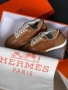 Hermes Дамски Кафеви Маратонки👟Дамски Спортни Обувки В Кафяв Цвят Хермес Код E1059, снимка 2