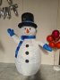 Надуваем Снежен човек 2 метра и 10см , снимка 1 - Други стоки за дома - 43439108
