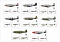 Чисти блокове Самолети Мустанг  от Втората световна война 2020 от Тонго, снимка 1 - Филателия - 37681008