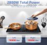 Нов 2800W Индукционен плот преносим готварски двоен котлон Печка , снимка 4