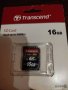 Transcend 16GB Карта с памет до 30 MB/s НОВА, снимка 2