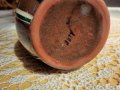 Стара керамична ваза 15 см. височина, снимка 2