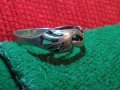 СТАР СРЕБЪРЕН ПРЪСТЕН СРЕБРО 925 ДАМСКИ 6759, снимка 4
