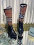 дамски ботуши burberry chanel louis vuitton , снимка 2