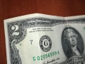 2 ДОЛАРА-РЯДКА БАНКНОТА ЗА КОЛЕКЦИЯ 1408251057, снимка 2