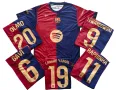 Детски футболен екип Барселона Дани Олмо комплект Barcelona тениска Olmo , снимка 3