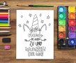 Нова Книжка за оцветяване за деца 4-9 години Еднорог Занимания Забавление Дете, снимка 5