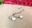 Сребърен синджир с естествени перли , снимка 1 - Подаръци за жени - 28180984
