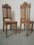Английски антикварни столове, снимка 1 - Столове - 43232604