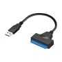 USB 3.0 Кабел за връзка към 2,5″ SATA твърд диск SSD, преходник USB – SATA, снимка 2