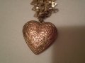 рядак  възрожденски накит от дубле с пандетев сърце, снимка 11