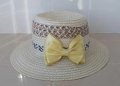 Лятна шапка с жълта панделка, снимка 6
