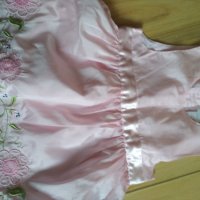 Розова рокля НМ, снимка 5 - Бебешки рокли - 32477290