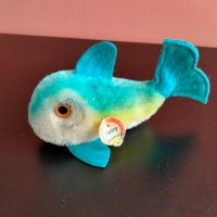 Колекционерска мека играчка Steiff Flossy Fish Риба, снимка 2 - Колекции - 37743028