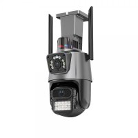x6 ZOOM PTZ Двойна IP камера 8mp С ДВЕ АНТЕНИ цветно нощно виждане WIFI, ICSEE, снимка 2 - IP камери - 43412168