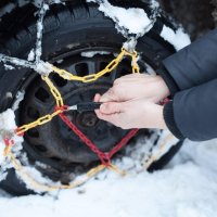 Автомобилни вериги за сняг - Меча стъпка (KN100) 14'' - 18'' 2бр./к-т., снимка 4 - Аксесоари и консумативи - 43298248