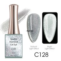 Canni Гел лак Sparkle Diamond – Cat Eye – 16 ml, снимка 8 - Продукти за маникюр - 37255394