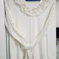 официална блузка с дантели, снимка 1 - Блузи с дълъг ръкав и пуловери - 33045705