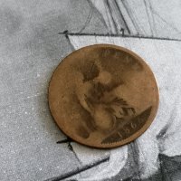 Монета - Великобритания - 1 пени | 1866г., снимка 1 - Нумизматика и бонистика - 28310464