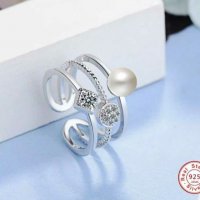 Нов сребърeн пръстен s925, снимка 3 - Пръстени - 28416327