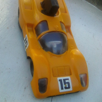Пластмасова състезателна кола на завод МИР, снимка 2 - Колекции - 44860086