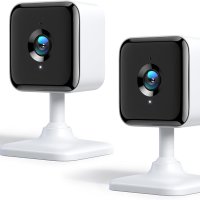 GNCC вътрешна охранителна камера 1080P, SD&Cloud, 2.4G WiFi, 2 броя, снимка 1 - IP камери - 43307250