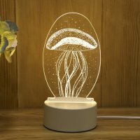 3D Нощна лампа , снимка 3 - Настолни лампи - 43231123