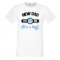 Мъжка тениска New DAD 2019 boy, снимка 4 - Тениски - 33245830