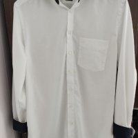 Официална мъжка бяла риза OLYMP, снимка 1 - Ризи - 32594642