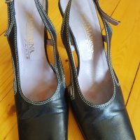 Италиански дамски обувки с отворена пета 36 номер, снимка 2 - Дамски елегантни обувки - 28753037