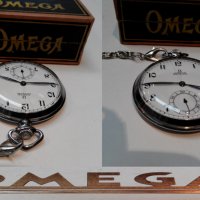 Джобен часовник Омега арт деко, снимка 5 - Джобни - 32497011