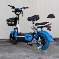 Електрически скутер модел B12 в син цвят, снимка 8 - Мотоциклети и мототехника - 44011564