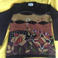 Angela Baraldi бутиков винтидж пуловер L XL, снимка 7 - Блузи с дълъг ръкав и пуловери - 27285378