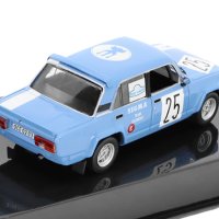 ВАЗ 2105 VFTS n.25 Rally Pribram 1986 Sigma team Olomouc - мащаб 1:43 на IXO нов в PVC дисплей-кейс, снимка 2 - Колекции - 44061000