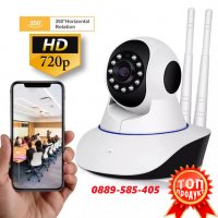 Умна въртяща се HD Robocam безжична IP WiFi Camera бебефон охранителна, снимка 1 - HD камери - 27839429