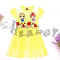  Детска рокля Лол, снимка 2 - Детски рокли и поли - 32542091