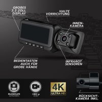 Dashcam 4K - UHD Камера с висока разделителна способност, снимка 4 - Камери - 40843618