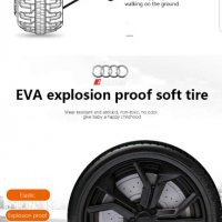Акумулаторен джип Audi RS Q8 12V с меки гуми с Кожена седалка Металик боя, снимка 12 - Други - 33229617