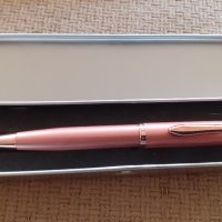 химикалка Пеликан розова в метална кутия, Peliкan Rose Pink, красива и елегантна, оригинална, снимка 4 - Ученически пособия, канцеларски материали - 44110797
