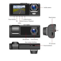 Видеорегистратор с 2 камери, до 32GB SD карт, снимка 4 - Аксесоари и консумативи - 40153209