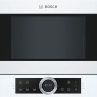 Микровълнова печка, Bosch BFL634GW1, Built-in microwave, left opening, white, снимка 1 - Микровълнови - 38424790