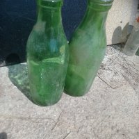 Стари стъклени шишета от боза 1 литър , снимка 5 - Колекции - 33198150