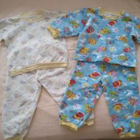 Бебешки ватирани пижами ръст 86/92, снимка 1 - Бебешки пижами - 39950294