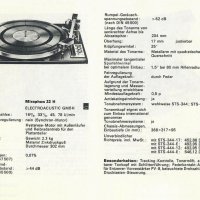 Elac Miraphon 22 H Turntable  / 1970 - 1972 /, снимка 18 - Грамофони - 33501557
