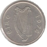 Ireland-5 Pence-1976-KM# 22-large type, снимка 2 - Нумизматика и бонистика - 43836579