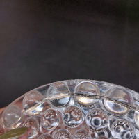 Кристална ваза с Bublé ефект„Op Art“ от 1960 г., снимка 2 - Вази - 44872757