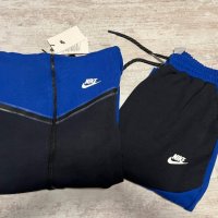 Мъжки екип Nike Tech Fleece Blue and Black, снимка 1 - Спортни дрехи, екипи - 44063589