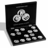 луксозна дървена кутия VOLTERRA за 20 броя монети Панда, снимка 1 - Нумизматика и бонистика - 32715495