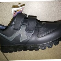 Черни кожени обувки, турско производство, много здрави, снимка 1 - Детски маратонки - 37962141
